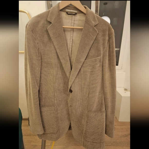 Ermenegildo Zegna  corduroy blazer size L, 52 it in cotton and cashemire - Picture 1 of 10